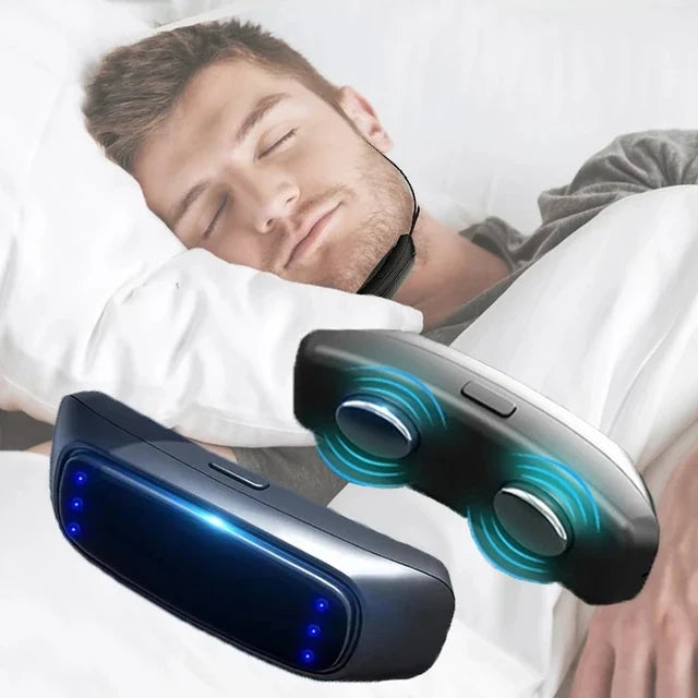 Vikbua™ Smart hakeenhet med myk TENS-pulsmassasje for natten