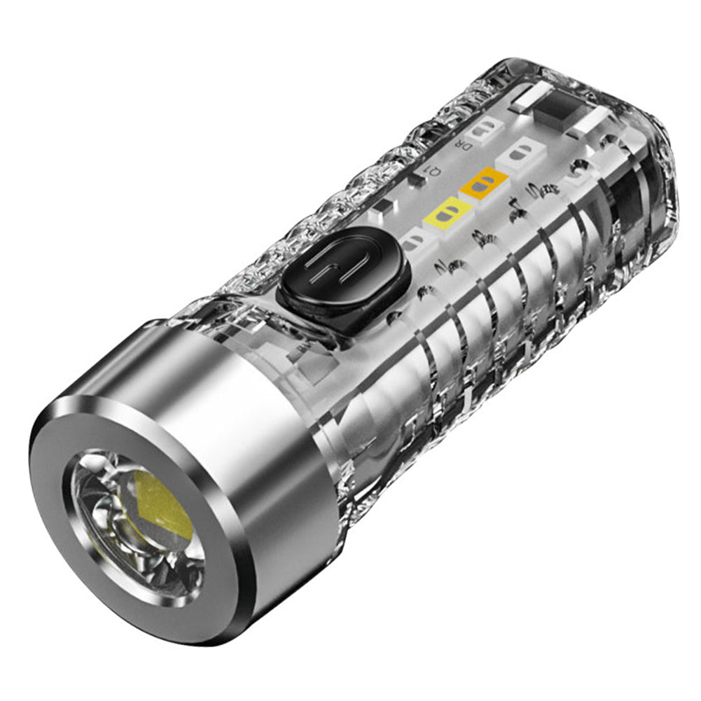Vikbua™ Oppladbar nøkkelringlykt med magnet, 400 lumen