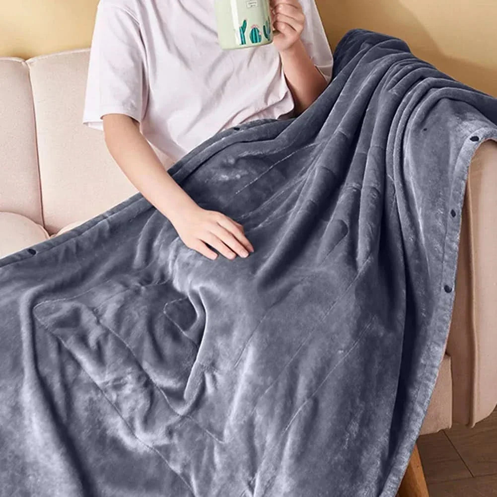 Vikbua™ USB-varmepledd i myk fleece med 3 varmenivåer