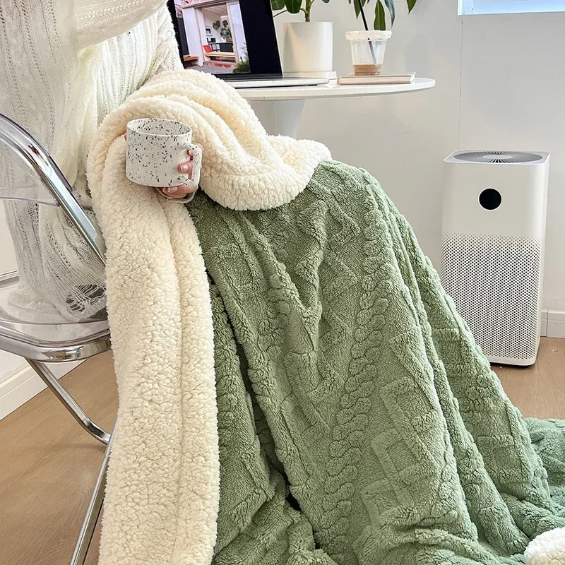 Vikbua™ Vendbart sherpateppe i fleece – varmt uten å være tungt