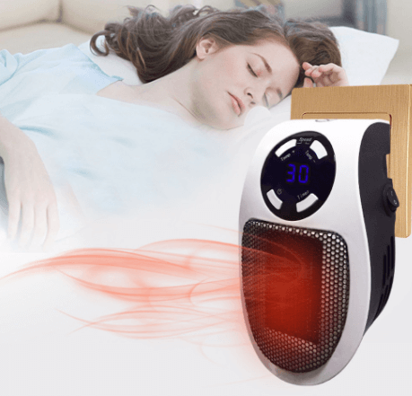 Vikbua™ Mini varmevifte med justerbar temperatur og display