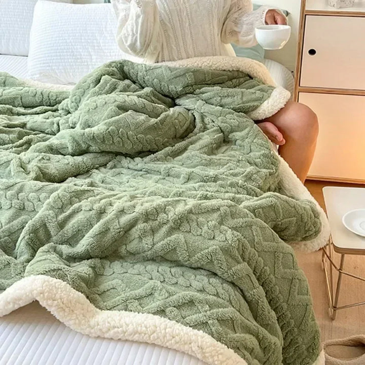 Vikbua™ Vendbart sherpateppe i fleece – varmt uten å være tungt