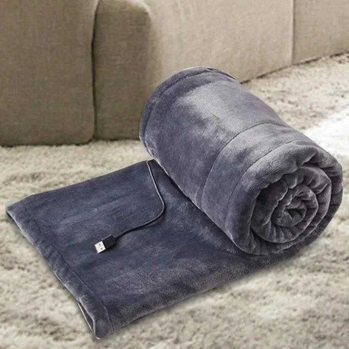 Vikbua™ Kompakt USB-pledd med varme til sofa, kontor og bil