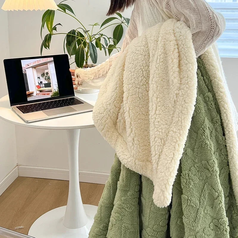 Vikbua™ Vendbart sherpateppe i fleece – varmt uten å være tungt