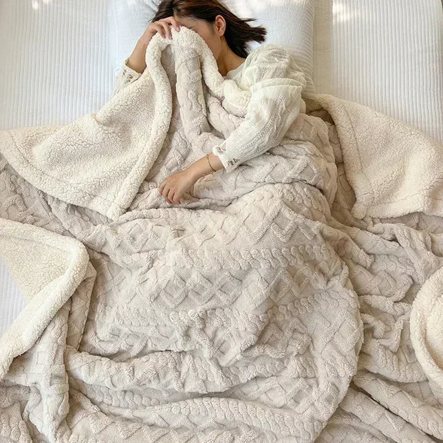 Vikbua™ Vendbart sherpateppe i fleece – varmt uten å være tungt