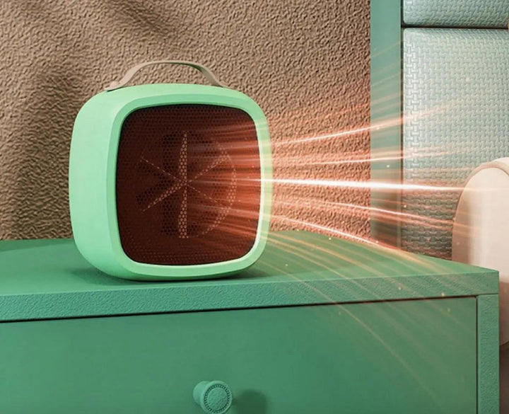 Vikbua™ Kubeformet minivarmer i moderne design med rask varme