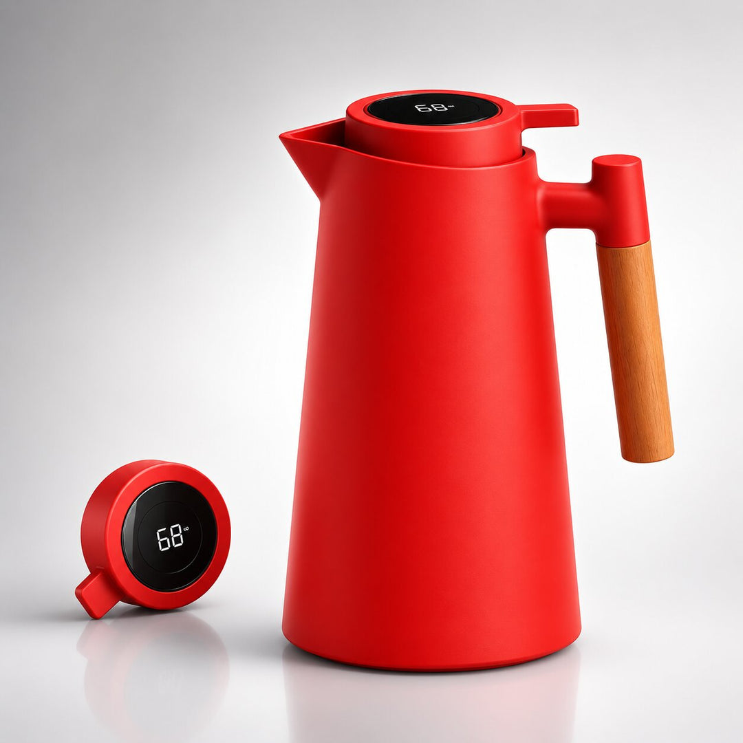 Vikbua™ Termokanne 1 liter med temperaturvisning i lokket