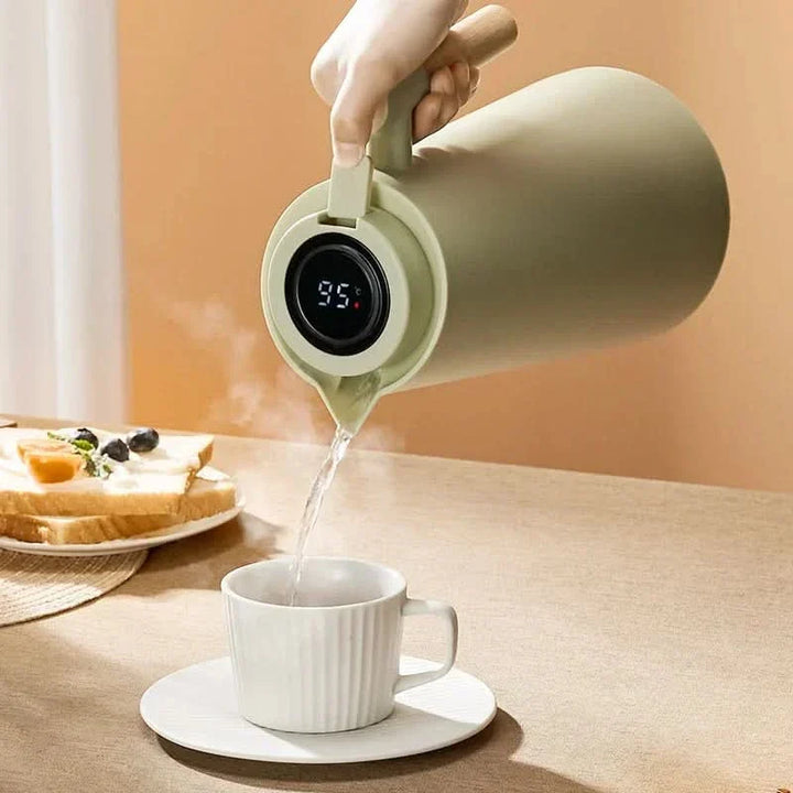Vikbua™ Termokanne 1 liter med temperaturvisning i lokket