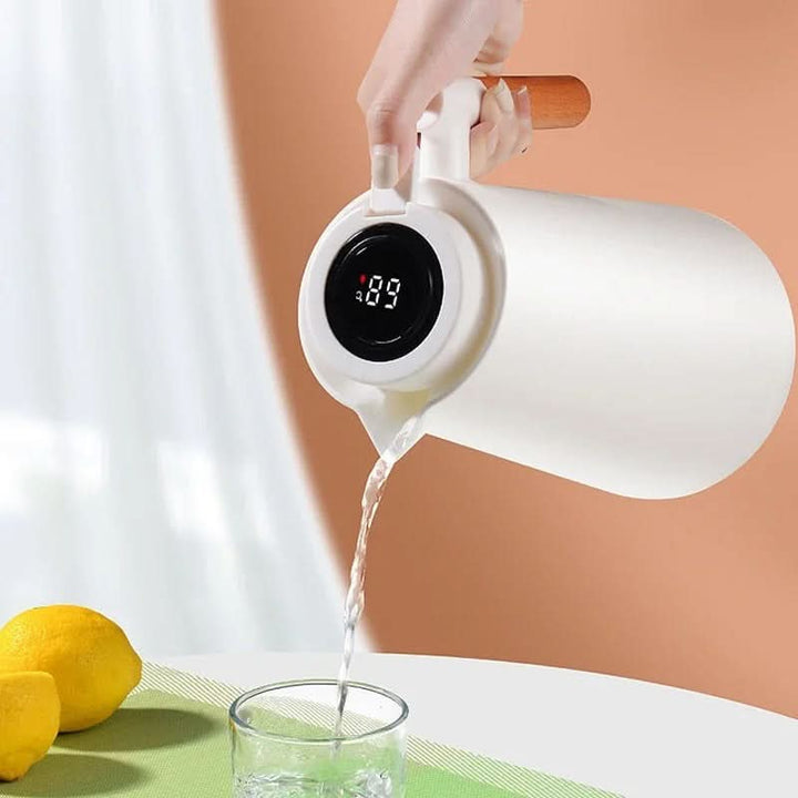 Vikbua™ Termokanne 1 liter med temperaturvisning i lokket
