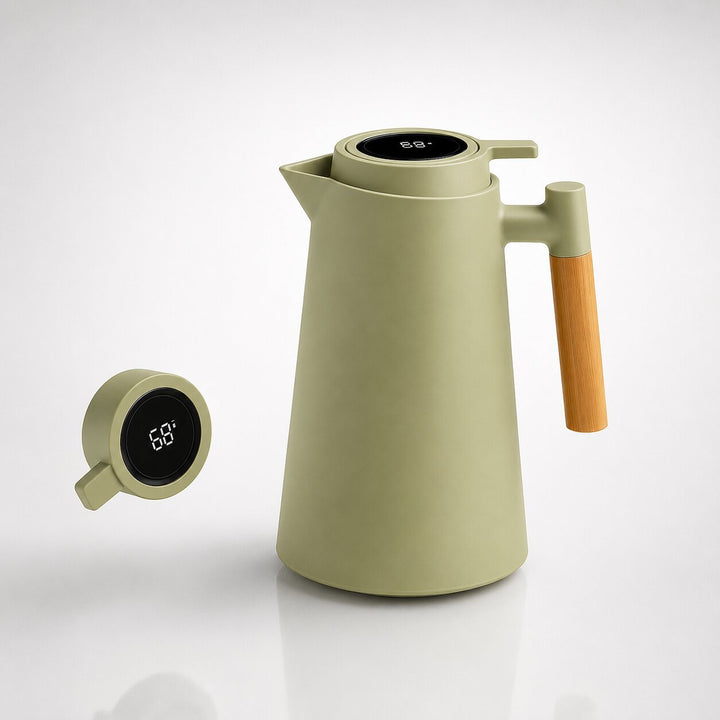 Vikbua™ Termokanne 1 liter med temperaturvisning i lokket