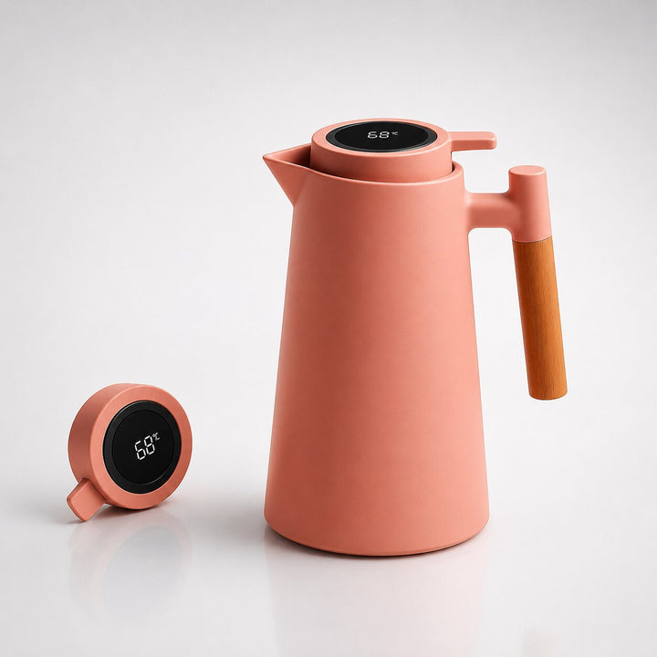 Vikbua™ Termokanne 1 liter med temperaturvisning i lokket