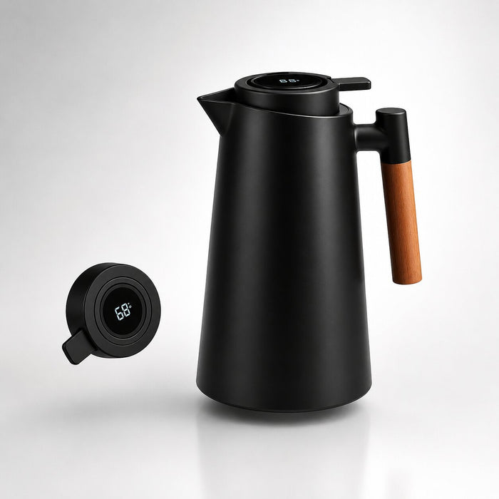 Vikbua™ Termokanne 1 liter med temperaturvisning i lokket