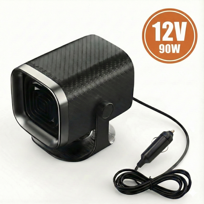 Vikbua™ Bærbar bilvarmer 12V/24V med 360° dreibar fot for rask avising