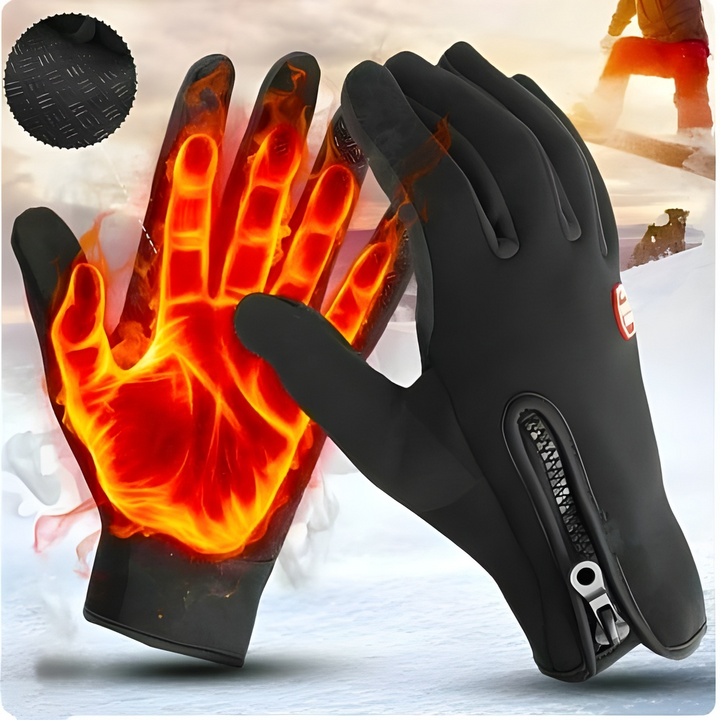 Vikbua™ Vanntette vinterhansker med touchfingre og glidelås