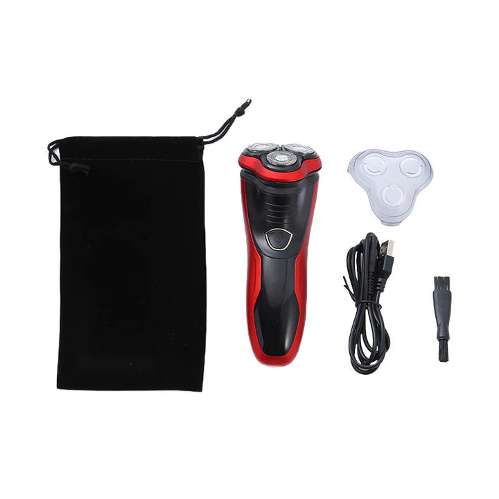 Vikbua™ Roterende barbermaskin for herre med 3D-hoder og trimmer