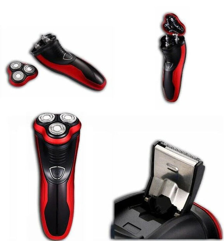 Vikbua™ Roterende barbermaskin for herre med 3D-hoder og trimmer