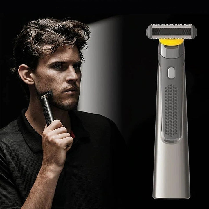 Vikbua™ Trådløs oppladbar presisjonsbarbermaskin med LED-lys