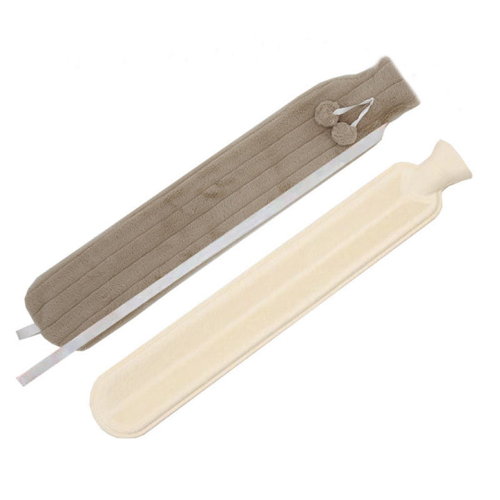 Vikbua™ Ekstra lang varmeflaske 72 cm med mykt trekk