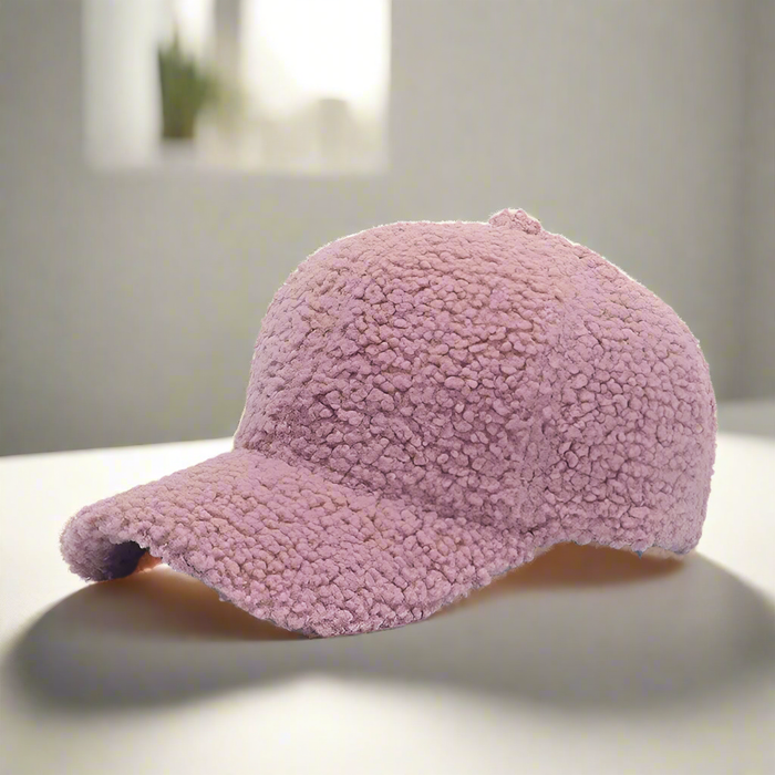 Vikbua™ Myk teddylue som holder hode og ører varme hele dagen
