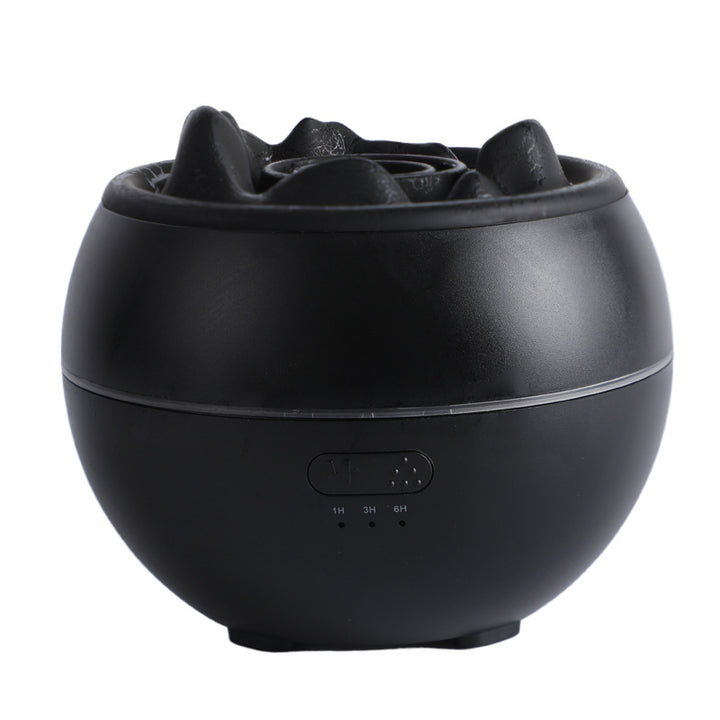 Vulkan diffuser med flamme, 300 ml tank og timer opptil 10 timer