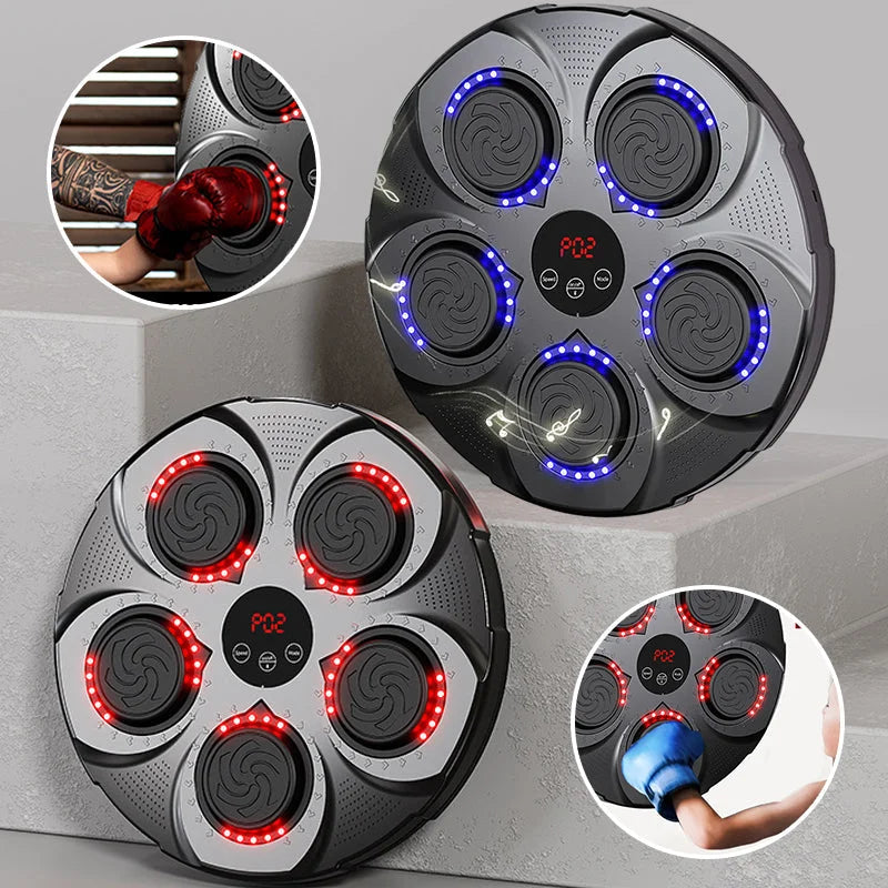 Vikbua™ Veggmontert boksemaskin med musikk, Bluetooth og lys