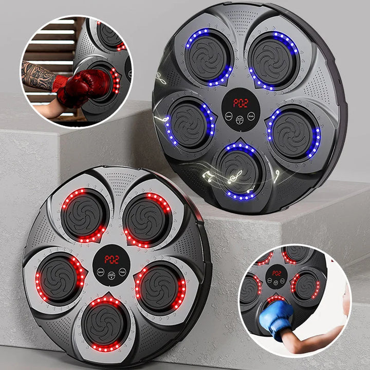 Vikbua™ Veggmontert boksemaskin med musikk, Bluetooth og lys