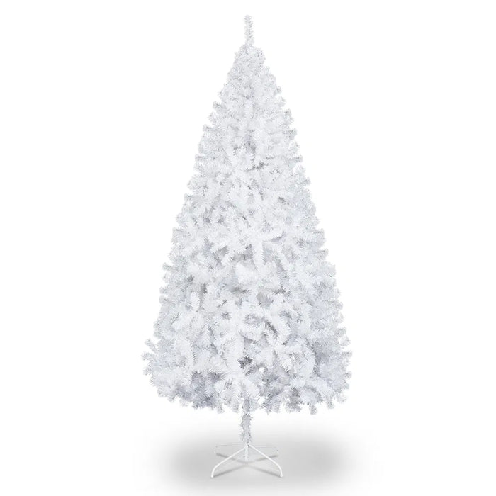 Vikbua Hvitt kunstig juletre 152 cm med hengslede grener