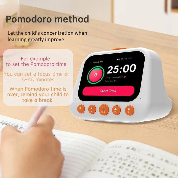 Vikbua™ Snakkende AI-vekkerklokke for barn med søvnlyder og studietimer