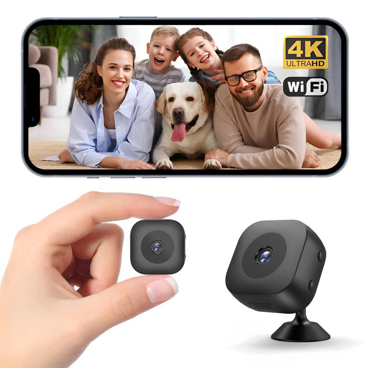Vikbua™ Mini overvåkingskamera med wifi, nattsyn i farger og magnetfeste