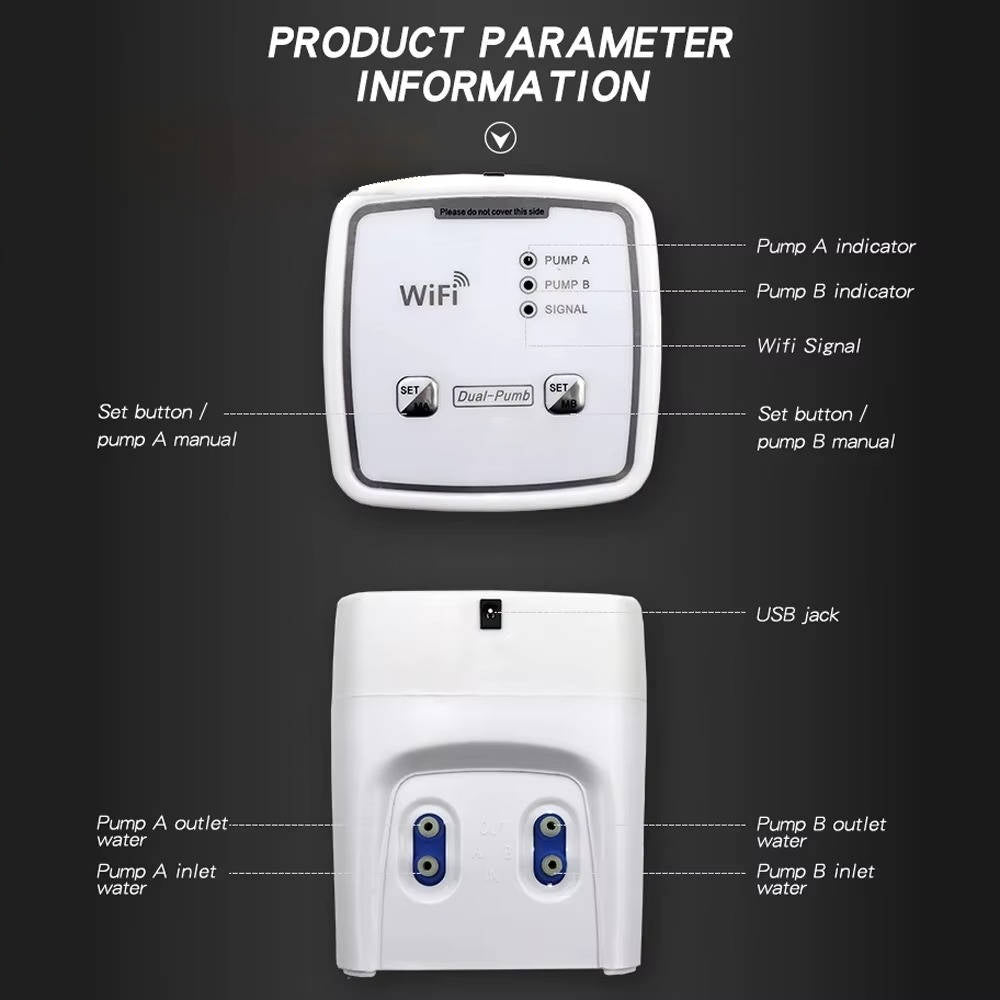 Vikbua™ Smart automatisk vanning med wifi for opptil 20 potter