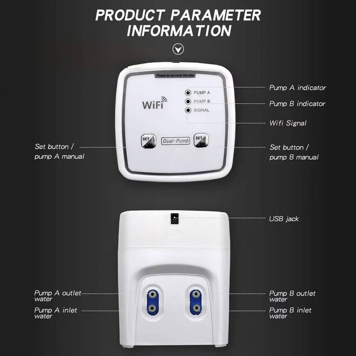 Vikbua™ Smart automatisk vanning med wifi for opptil 20 potter