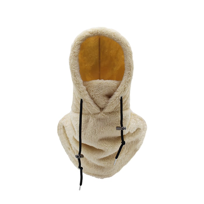 Vikbua™ Balaklava i sherpa med hette som dekker ansikt og hals