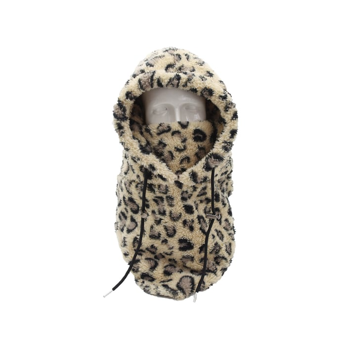 Vikbua™ Balaklava i sherpa med hette som dekker ansikt og hals