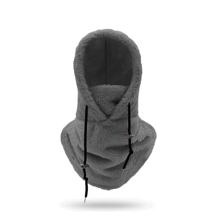 Vikbua™ Balaklava i sherpa med hette som dekker ansikt og hals