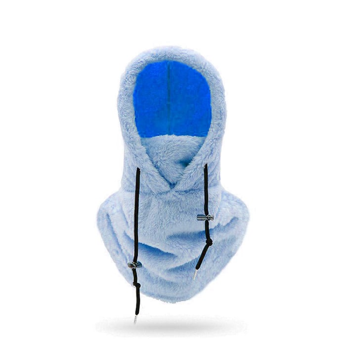 Vikbua™ Balaklava i sherpa med hette som dekker ansikt og hals