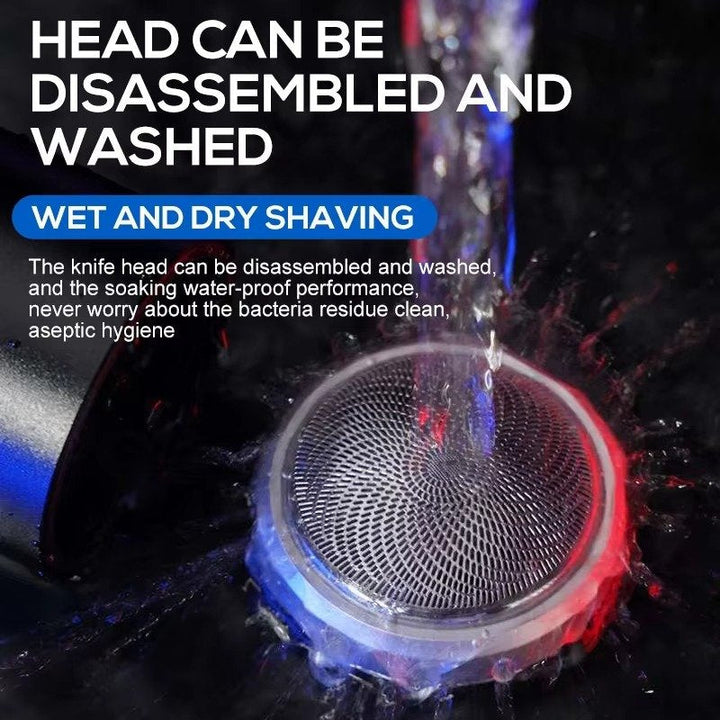 Vikbua™ Mini barbermaskin med LED-display for våt og tørr barbering