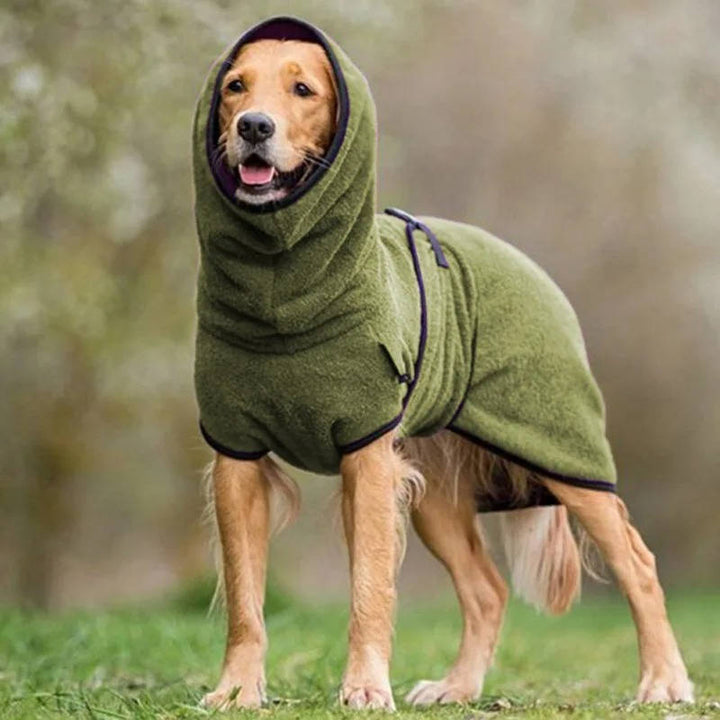 Vikbua™ Vanntett vinterdekken til hund med refleks og selehull