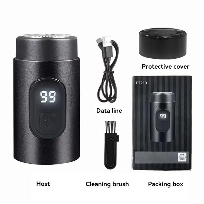 Vikbua™ Mini barbermaskin med LED-display for våt og tørr barbering