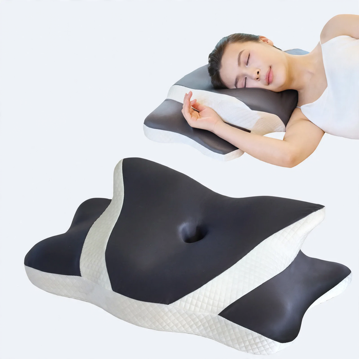 Vikbua™ Ergonomisk nakkepute i memory foam med sommerfuglform