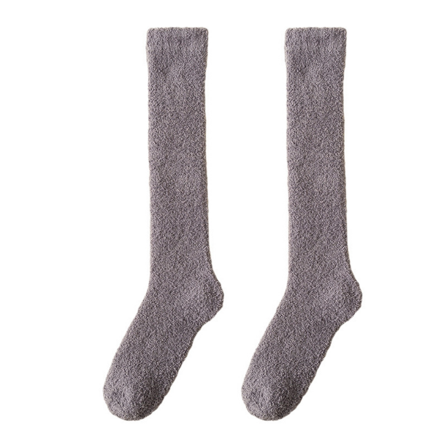 Vikbua™ Ekstra lange vintersokker i myk korallfleece
