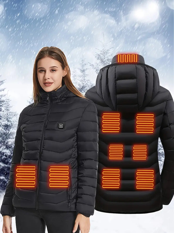 Vikbua™ Oppvarmet termojakke til dame, vannavvisende