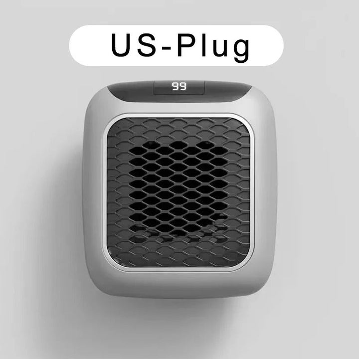 Vikbua™ Keramisk veggovn 800 W med LED-display og fjernkontroll