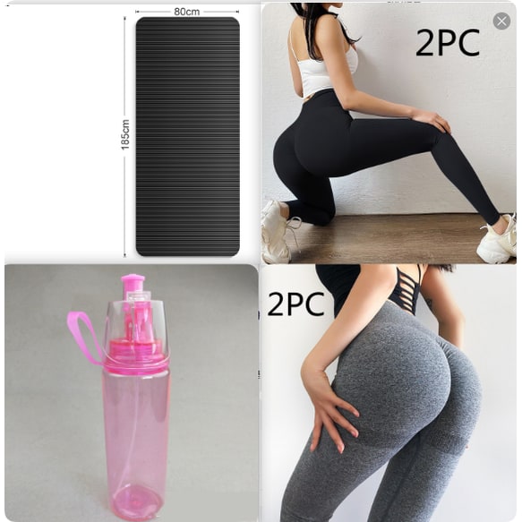 Vikbua™ Tykk sklisikker yogamatte med dempende skum