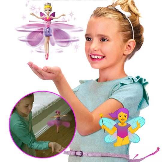 Vikbua™ Flygende fe med LED-lys som styres med hånden