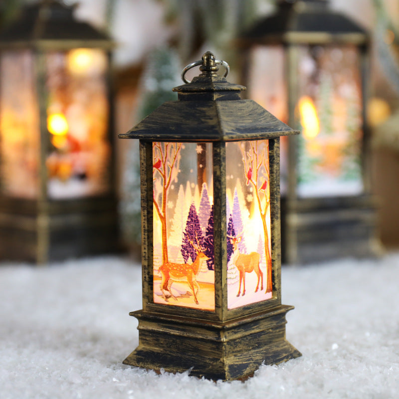 Vikbua™ Julelykt med virvlende glitter og fargeskiftende LED