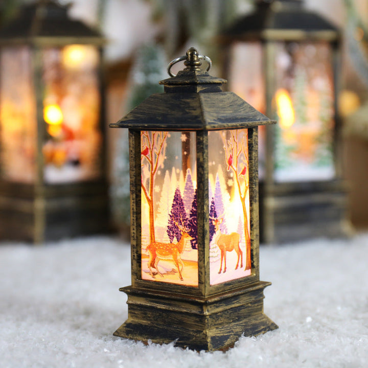 Vikbua™ Julelykt med virvlende glitter og fargeskiftende LED