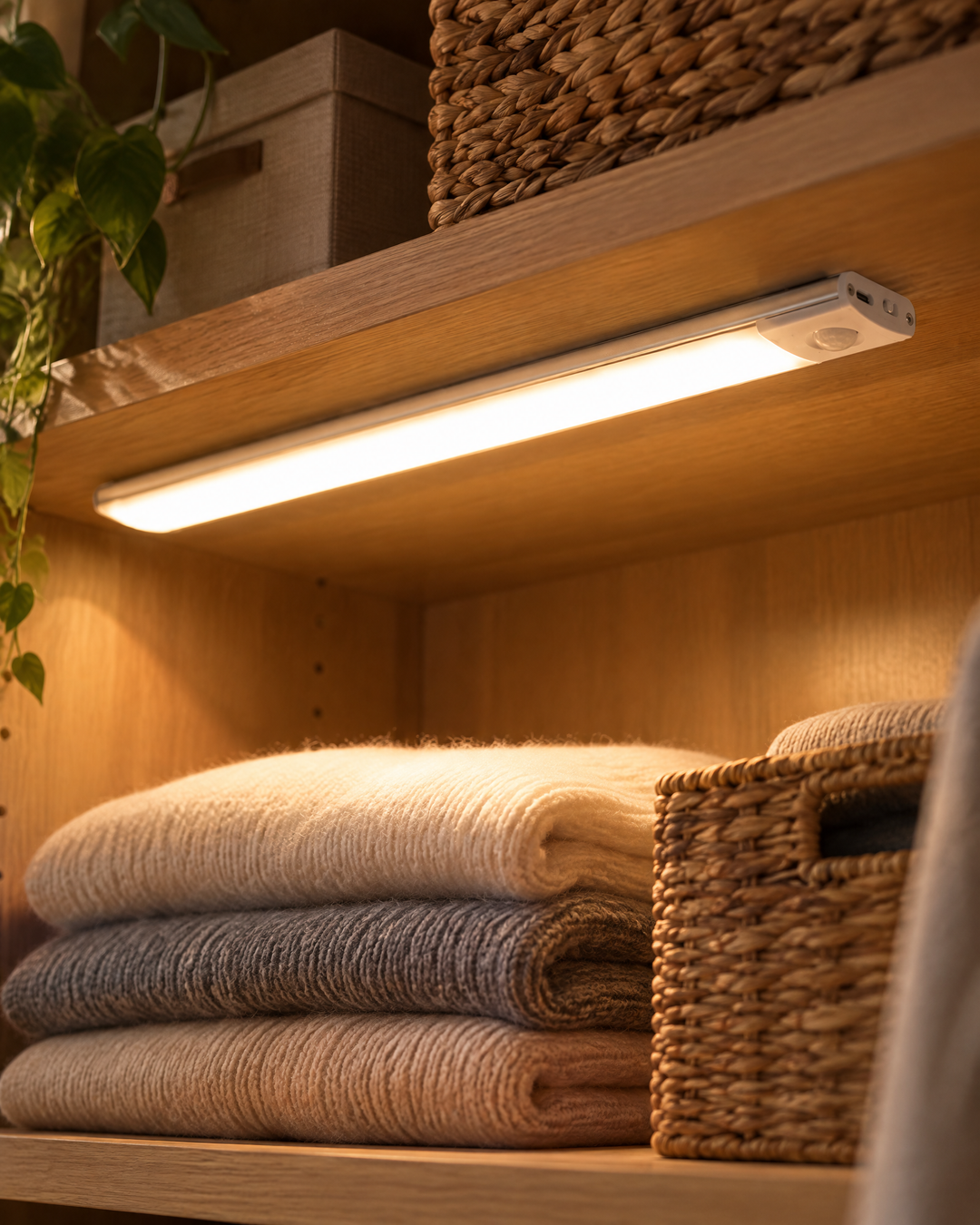 Vikbua™ Oppladbar LED-list med bevegelsessensor – magnetisk montering