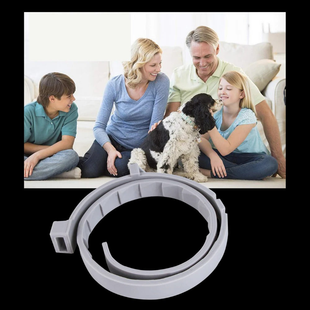 Vikbua™ Loppe- og flåtthalsbånd for hund og katt, justerbart