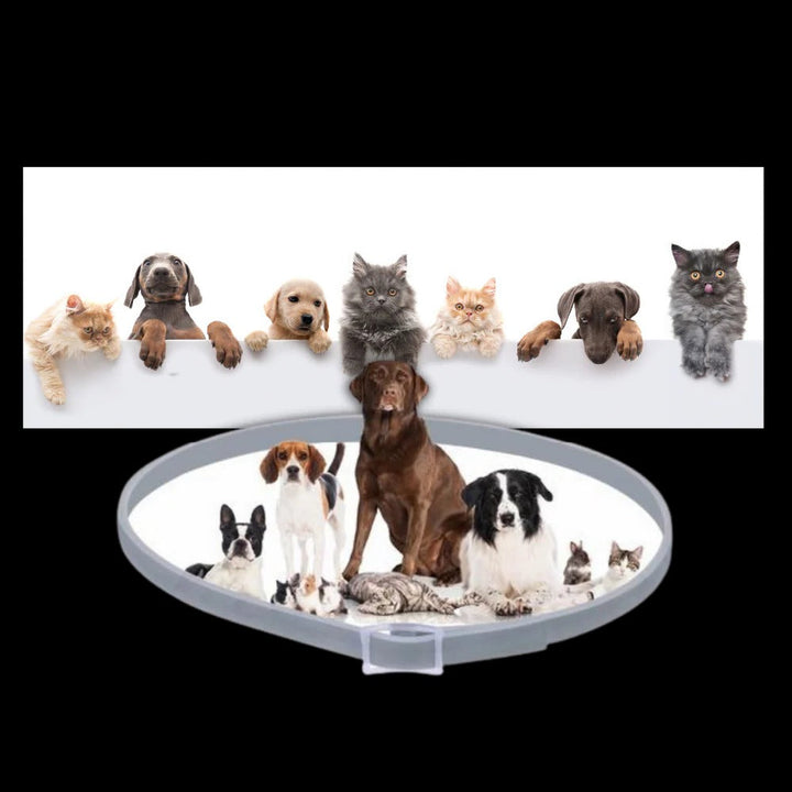 Vikbua™ Loppe- og flåtthalsbånd for hund og katt, justerbart