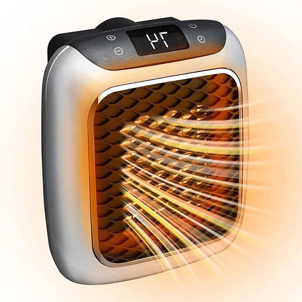 Vikbua™ Keramisk varmeovn 800 W for stikkontakt med LED-display